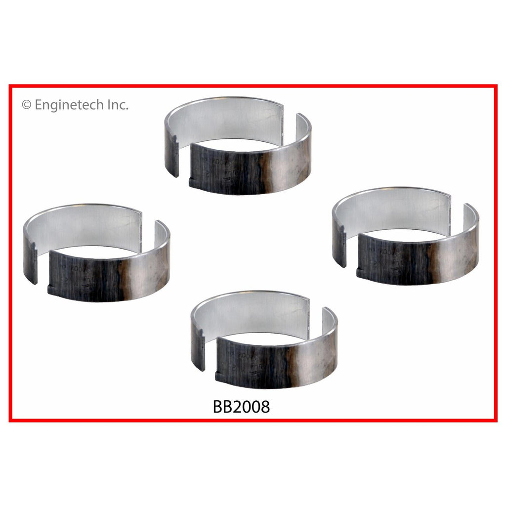 Enginetech BB2008.25 Engine Full Connecting Rod Bearing Set for Mazda Vehicles