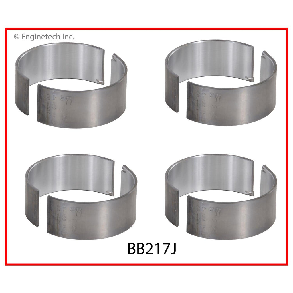 Enginetech BB217J.25 Engine Full Connecting Rod Bearing Set for Chrysler and Dodge Vehicles