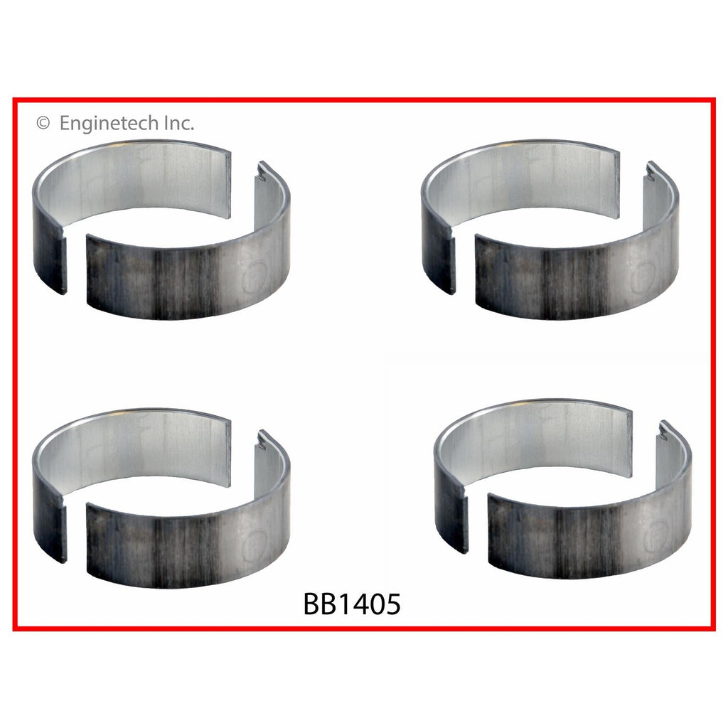 Enginetech BB4105.25 Engine Full Connecting Rod Bearing Set for Mazda Vehicles