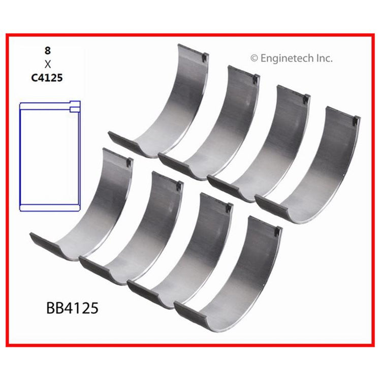 Enginetech BB4125.75 Engine Full Connecting Rod Bearing Set for Subaru and Saab Vehicles