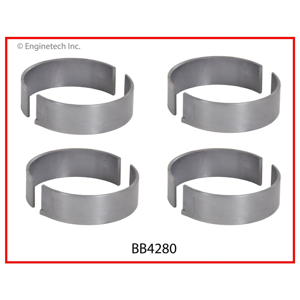 Enginetech BB4280.50 Engine Full Connecting Rod Bearing Set for Subaru and Saab Vehicles