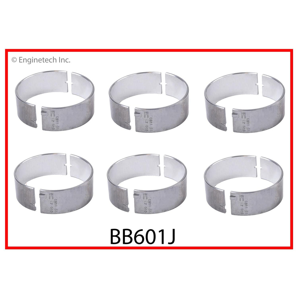 Enginetech BB601J010 Engine Full Connecting Rod Bearing Set for Buick Models