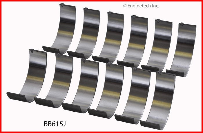 Enginetech BB615JSTD Engine Full Connecting Rod Bearing Set for Chevy Models