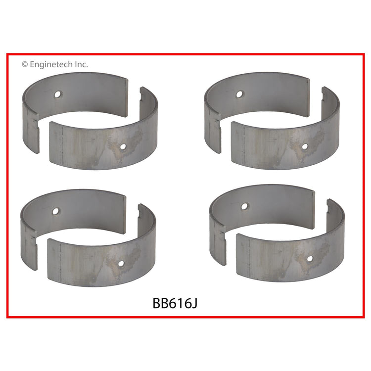 Enginetech BB616J010 Full Connecting Rod Bearing Set for 1984-1985 Ford Tempo and Mercury Topaz