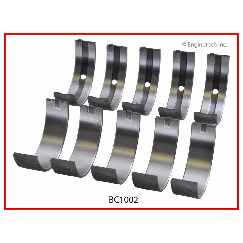 Enginetech BC1002STD Engine Full Crankshaft Main Bearing Set for Toyota and Lexus Vehicles