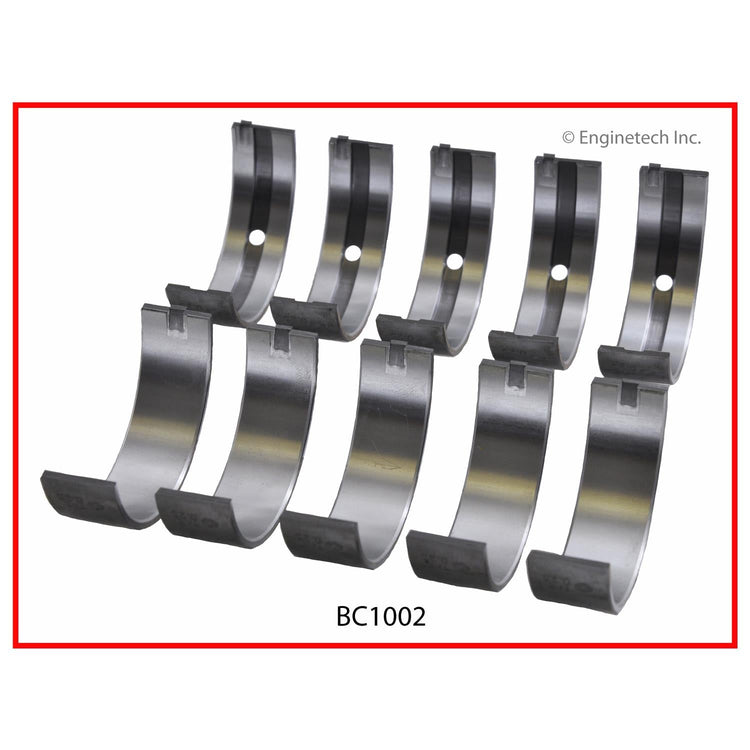 Enginetech BC1002.50 Engine Full Crankshaft Main Bearing Set for Toyota and Lexus Vehicles