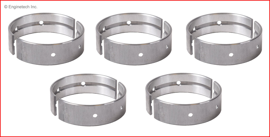 Enginetech BC1003.25 Engine Full Crankshaft Main Bearing Set for Nissan Versa
