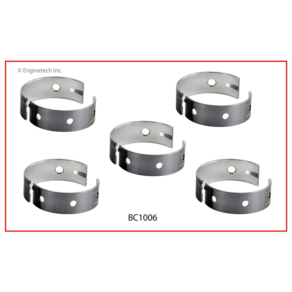 Enginetech BC1006STD Engine Full Crankshaft Main Bearing Set for Hyundai Applications