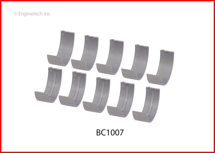 Enginetech BC1007STD Full Crankshaft Main Bearing Set for Honda Civic, CR-V, and Accord