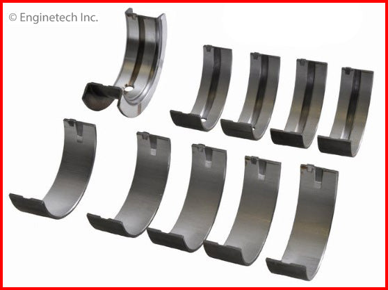 Enginetech BC1011.50 Engine Full Crankshaft Main Bearing Set for Mazda B2600 and MPV (1990-1994)