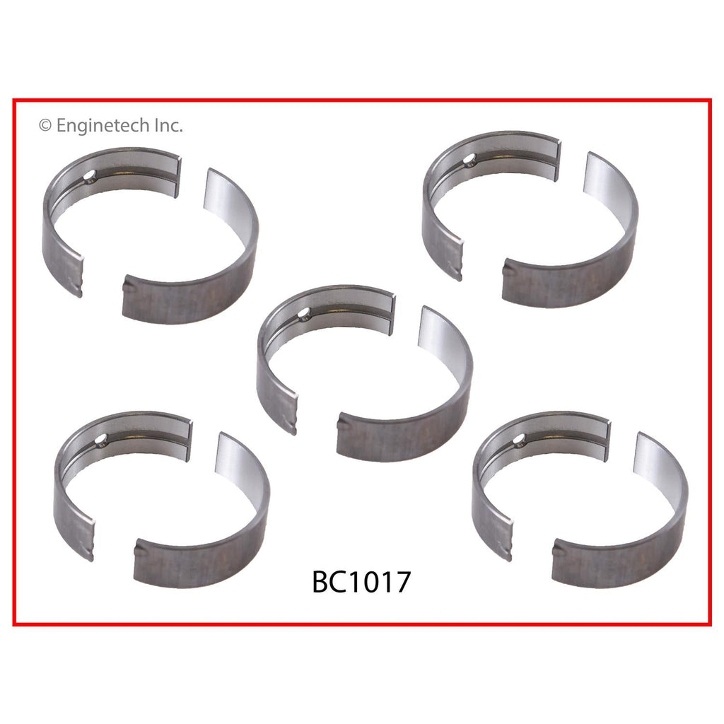 Enginetech BC1017.25 Engine Full Crankshaft Main Bearing Set for Hyundai and Kia Vehicles