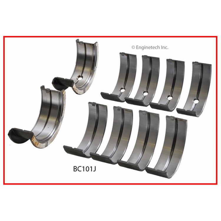 Enginetech BC101J010 Engine Full Crankshaft Main Bearing Set for Classic Dodge and Plymouth Models