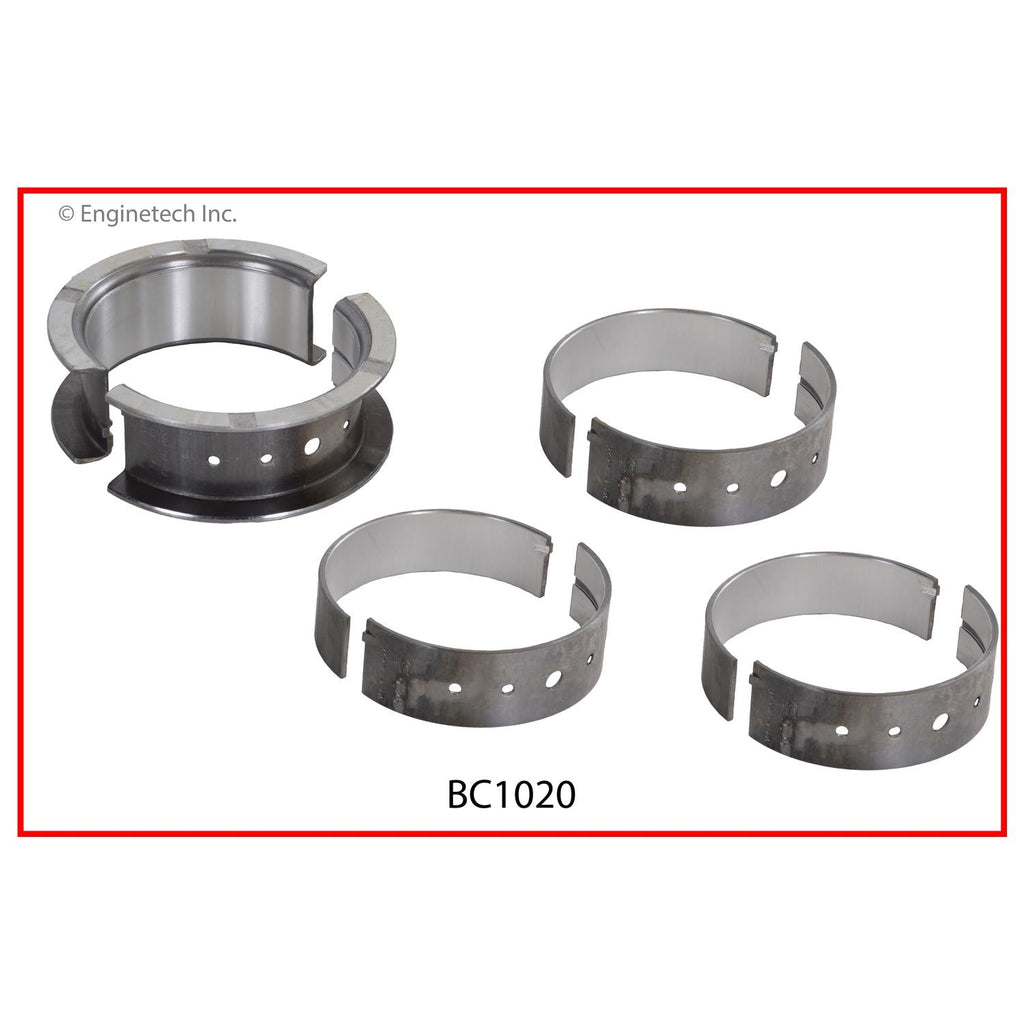 Enginetech BC1020STD Engine Full Crankshaft Main Bearing Set for Nissan 300ZX and Infiniti J30