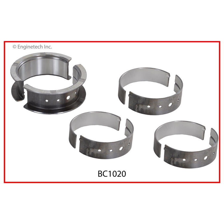 Enginetech BC1020.25 Engine Full Crankshaft Main Bearing Set for Nissan 300ZX and Infiniti J30