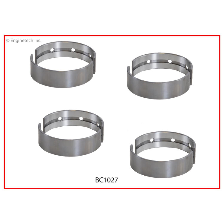 Enginetech BC1027.25 Engine Full Crankshaft Main Bearing Set for Toyota FJ Cruiser, Tacoma, 4Runner, Tundra (2011-2015)