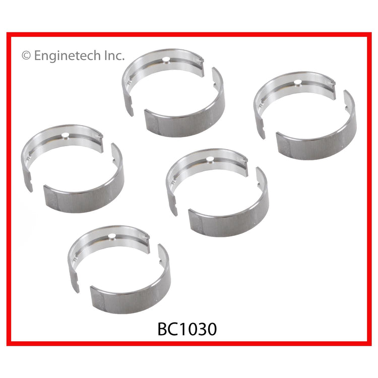Enginetech BC1030.25 Engine Full Crankshaft Main Bearing Set for 2012-2013 Kia and Hyundai Models