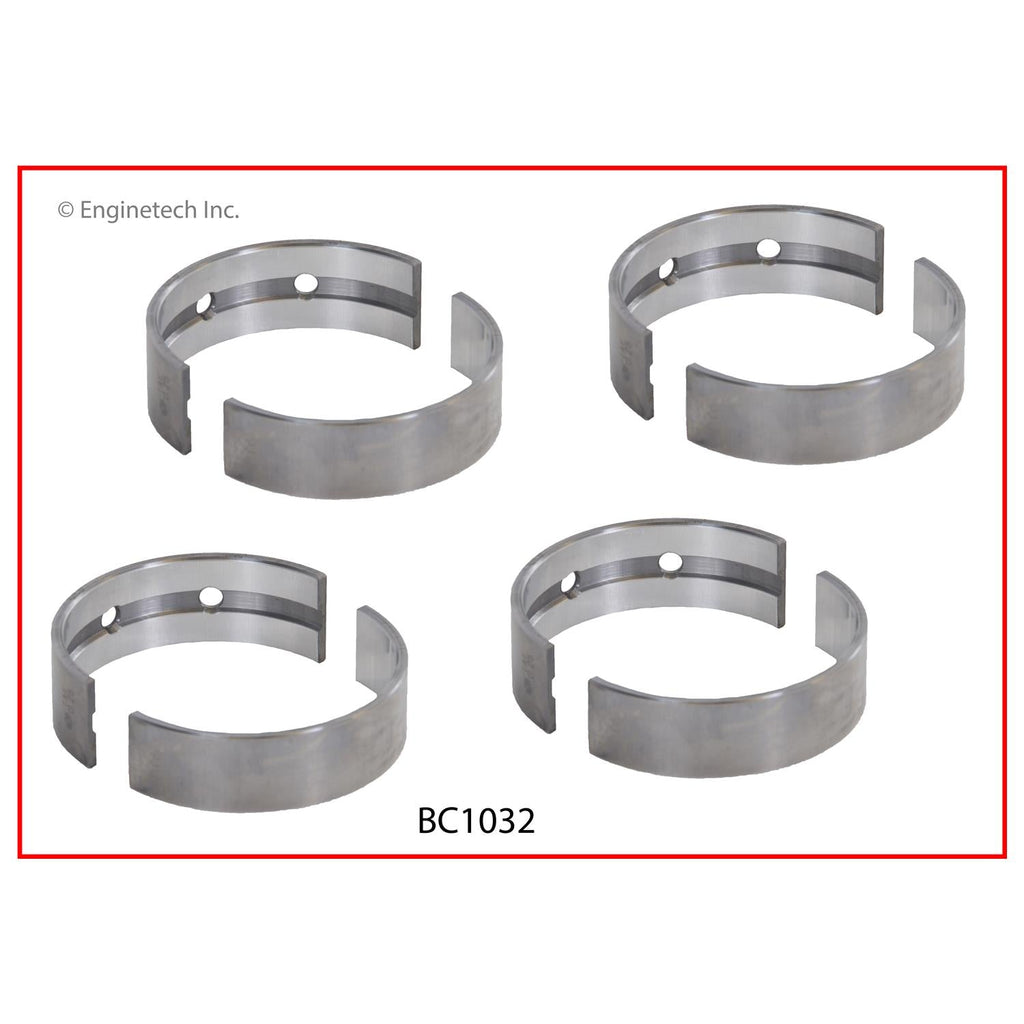 Enginetech BC1032.25 Engine Full Crankshaft Main Bearing Set for 2012-2013 Lexus and Toyota Models