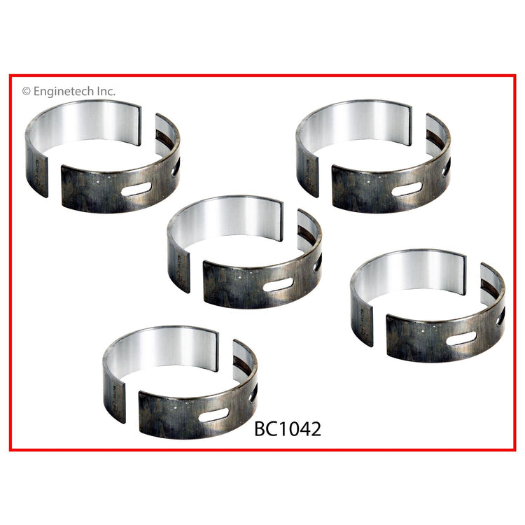 Enginetech BC1042.25 Engine Full Crankshaft Main Bearing Set for Toyota Tacoma and 4Runner