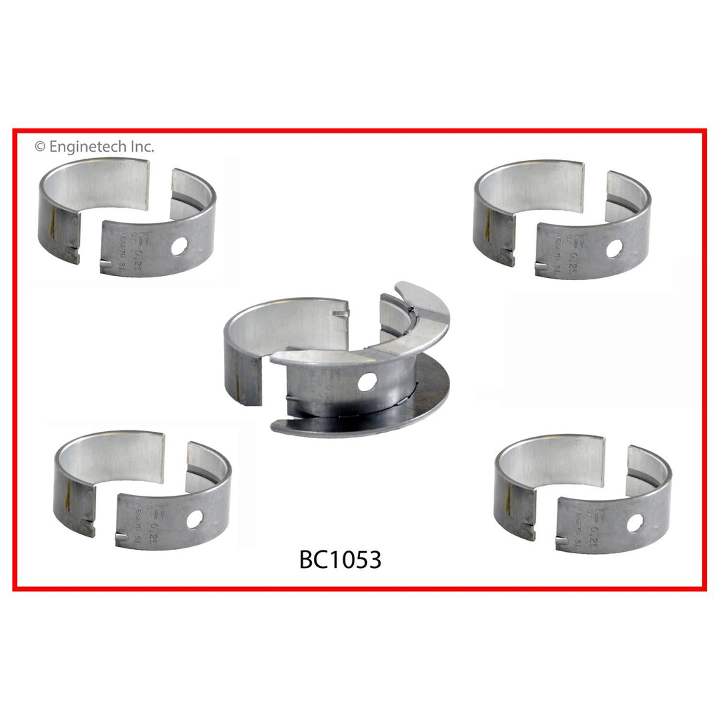 Enginetech BC1053STD Engine Full Crankshaft Main Bearing Set for Mini Cooper (2002-2007)