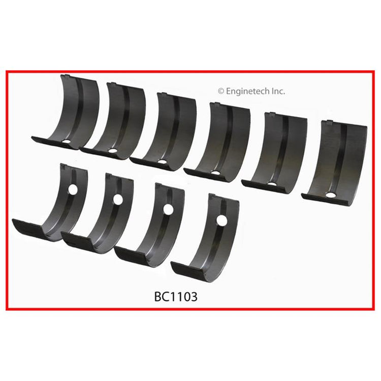 Enginetech BC1103.25 Engine Full Crankshaft Main Bearing Set for Isuzu I-Mark & Impulse