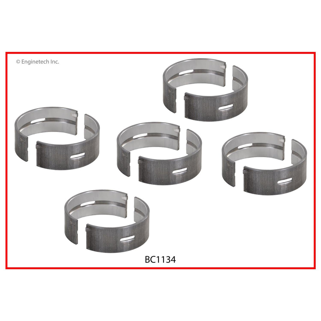 Enginetech BC1134STD Engine Full Crankshaft Main Bearing Set for Honda Civic and Prelude