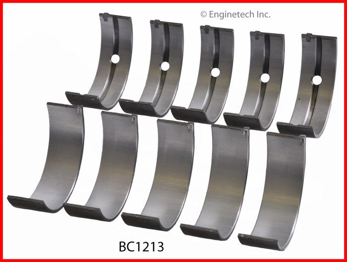 Enginetech BC1213STD Engine Full Crankshaft Main Bearing Set for Nissan and Infiniti Models