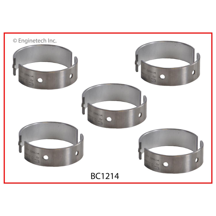 Enginetech BC1214.25 Engine Full Crankshaft Main Bearing Set for Toyota Echo and Prius
