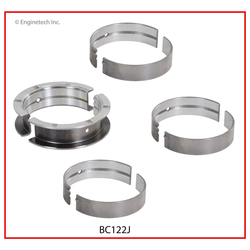 Enginetech BC122J.25 Engine Full Crankshaft Main Bearing Set for Saturn and Cadillac Models