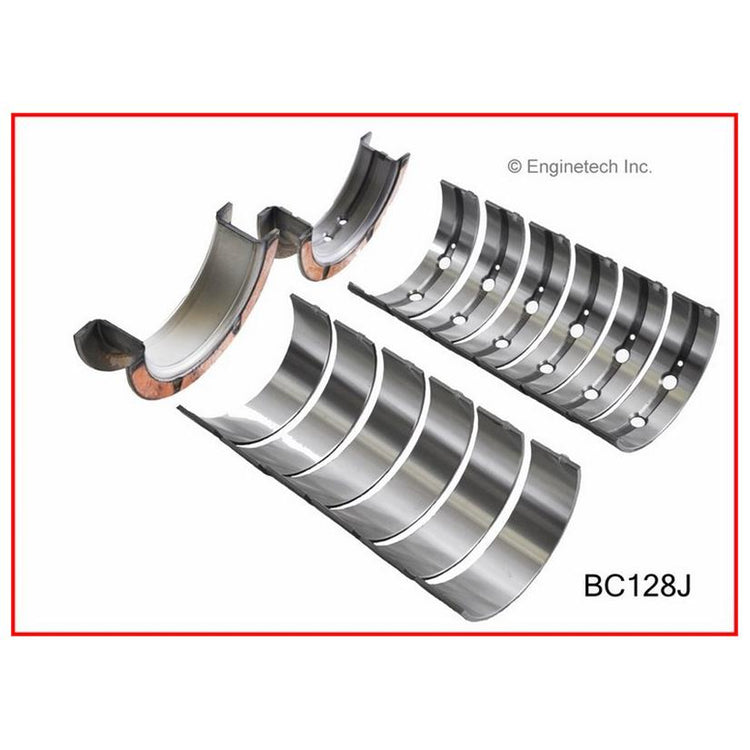 Enginetech BC128JSTD Engine Full Crankshaft Main Bearing Set for Dodge Ram 2500 and 3500 (2003-2007)