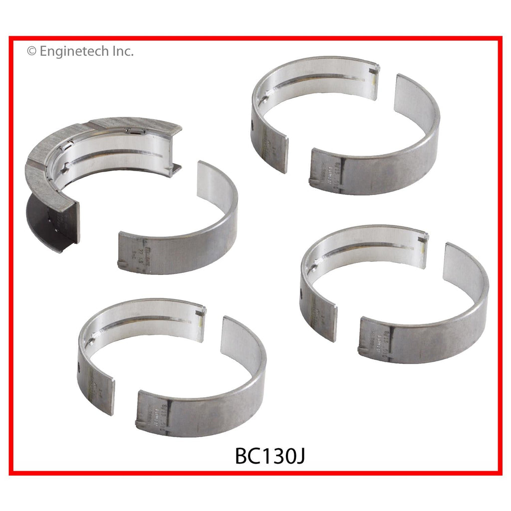 Enginetech BC130J.50 Engine Full Crankshaft Main Bearing Set for Select GM and Saab Vehicles