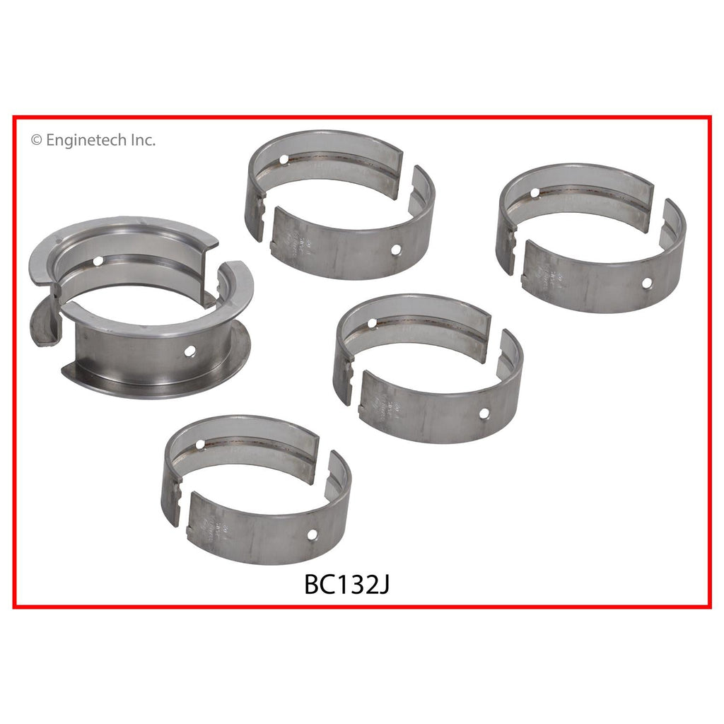 Enginetech BC132J.50 Engine Crankshaft Main Bearing Set for Cadillac Vehicles