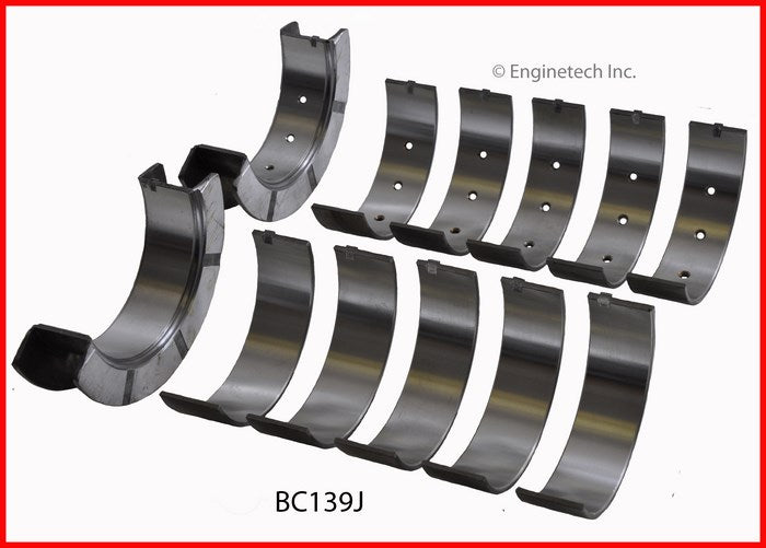 Enginetech BC139JSTD Engine Full Crankshaft Main Bearing Set for Dodge Ram 2500 (1994-2003)