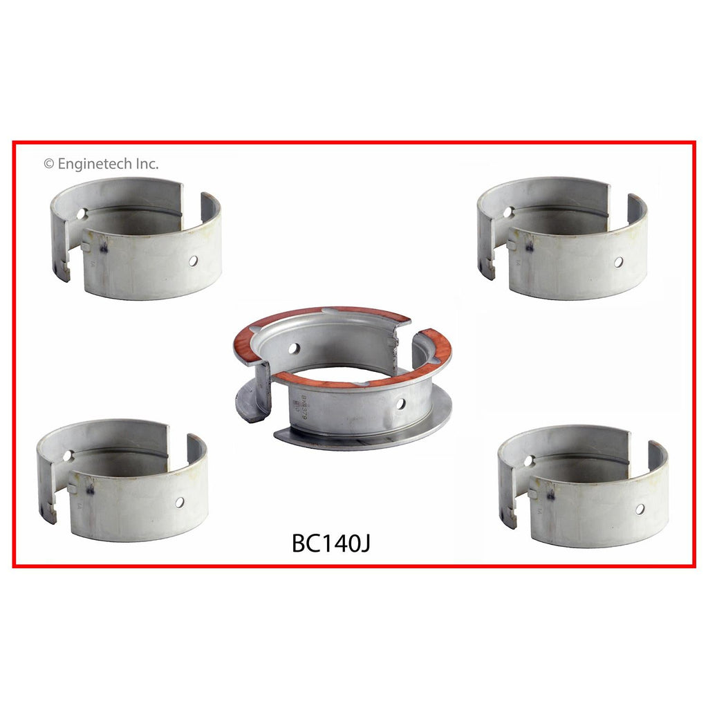 Enginetech BC140J020 Engine Full Crankshaft Main Bearing Set for Buick Vehicles