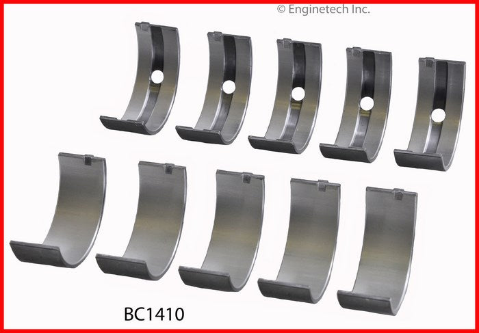 Enginetech BC1410.50 Engine Full Crankshaft Main Bearing Set for Chevrolet Nova, Geo Prizm & Toyota Celica