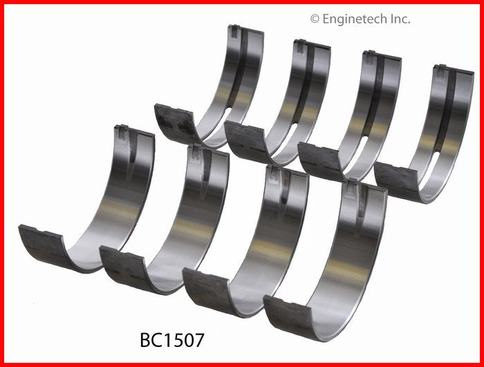 Enginetech BC1507.25 Engine Full Crankshaft Main Bearing Set for Hyundai and Kia Vehicles