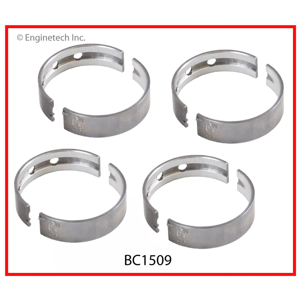 Enginetech BC1509.50 Engine Full Crankshaft Main Bearing Set for Suzuki and Chevrolet Vehicles