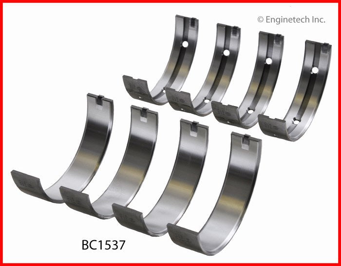 Enginetech BC1537.25 Engine Full Crankshaft Main Bearing Set for 2012-2013 Honda and Acura Models