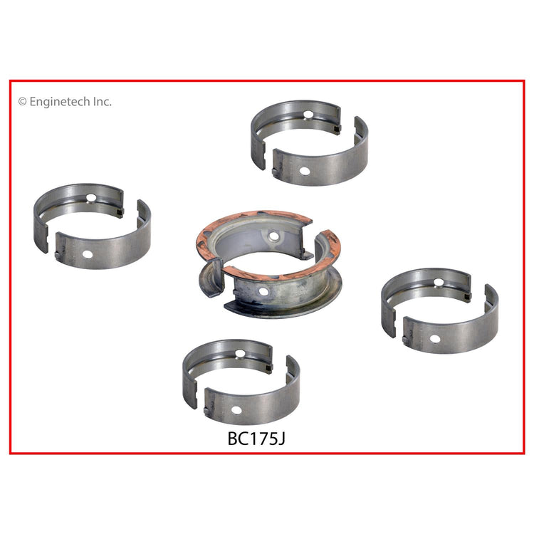 Enginetech BC175J.50 Engine Full Crankshaft Main Bearing Set for Chevrolet Chevette (1976-1985)