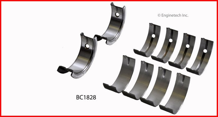 Enginetech BC1828.50 Engine Full Crankshaft Main Bearing Set for Eagle Models