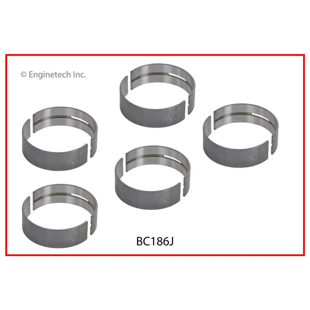 Enginetech BC186J.50 Engine Full Crankshaft Main Bearing Set for Ford Super Duty (2012-2014)