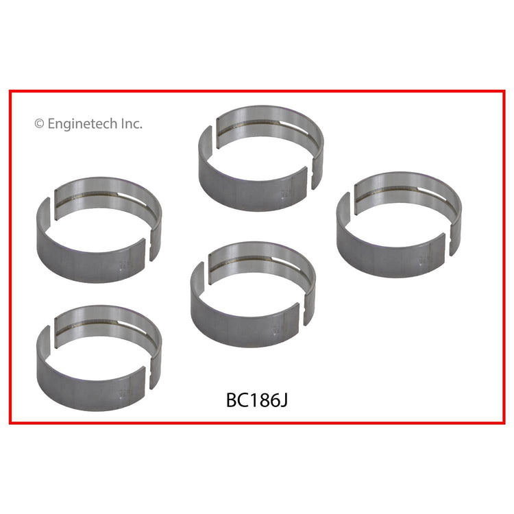 Enginetech BC186J.25 Engine Full Crankshaft Main Bearing Set for Ford Super Duty (2012-2014)