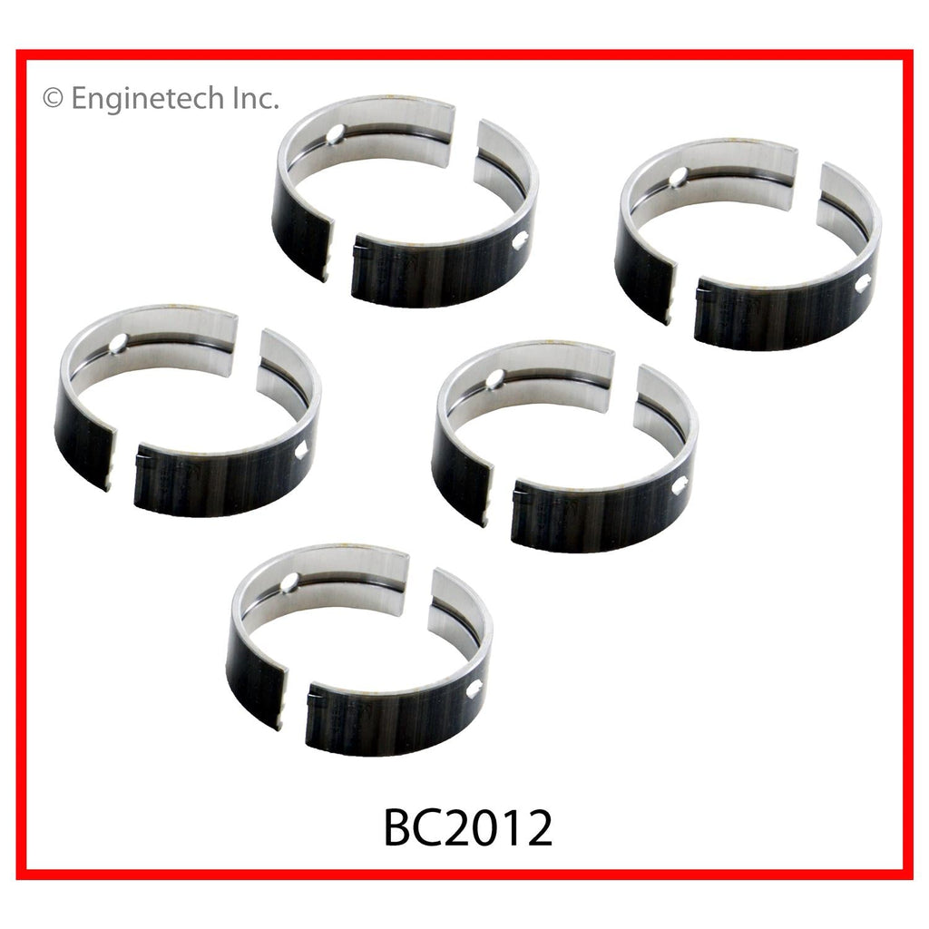 Enginetech BC2012STD Engine Full Crankshaft Main Bearing Set for Mazda Vehicles