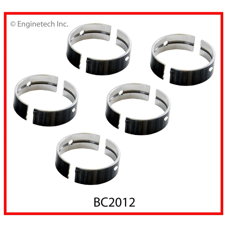 Enginetech BC2012STD Engine Full Crankshaft Main Bearing Set for Mazda Vehicles