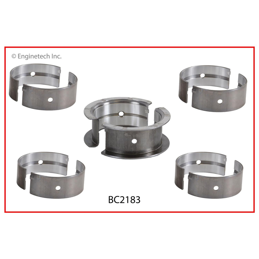 Enginetech BC2183.25 Engine Full Crankshaft Main Bearing Set for Nissan 200SX and D21