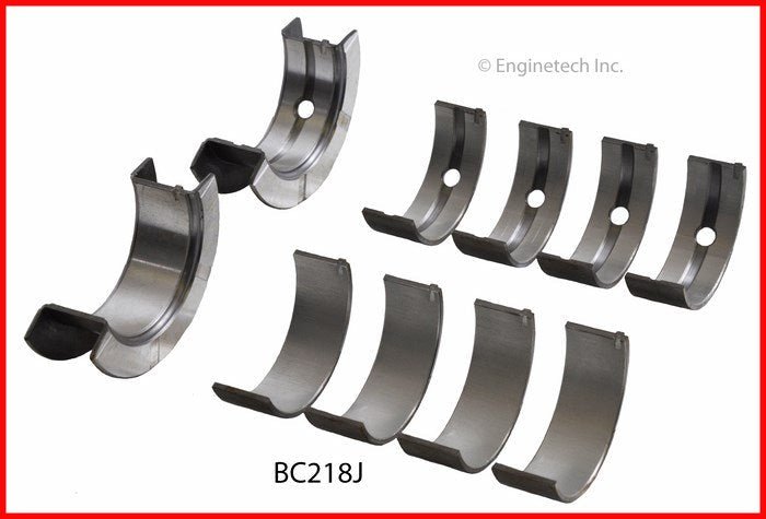 Enginetech BC218J.50 Engine Full Crankshaft Main Bearing Set for 1995 Chrysler Sebring and Dodge Models