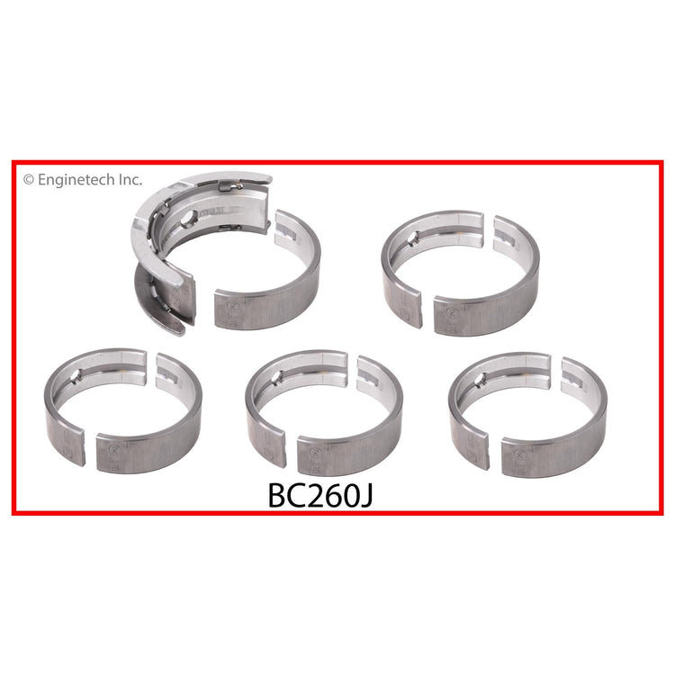 Enginetech BC260J020 Engine Full Crankshaft Main Bearing Set for Ford Fiesta 2011-2016