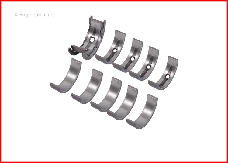 Enginetech BC265J010 Engine Full Crankshaft Main Bearing Set for Ford Vehicles