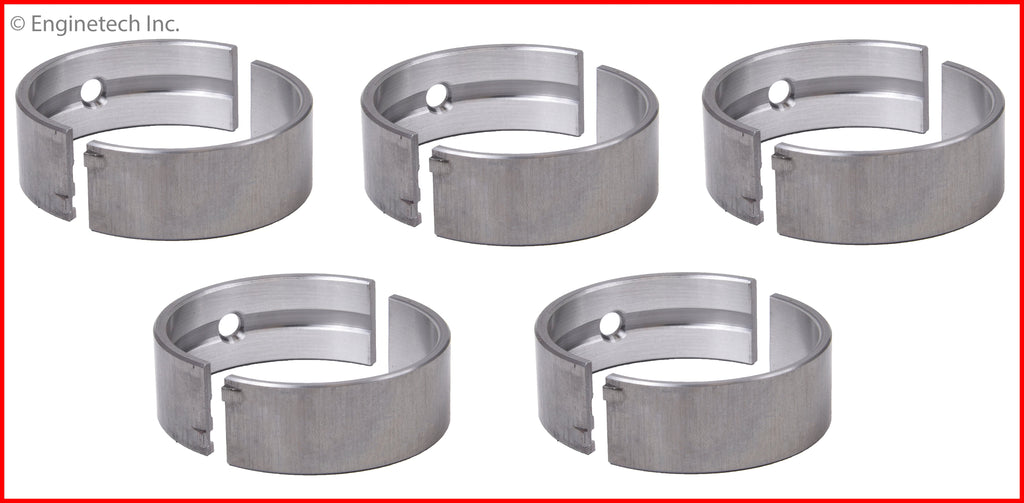 Enginetech BC3108STD Engine Full Crankshaft Main Bearing Set for 2014-2016 Mazda Models