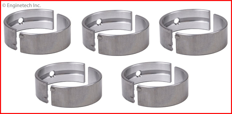 Enginetech BC3108STD Engine Full Crankshaft Main Bearing Set for 2014-2016 Mazda Models