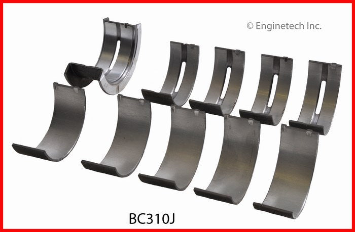 Enginetech BC310JSTD Engine Crankshaft Main Bearing Set for Ford Taurus & Tempo (1984-1991)